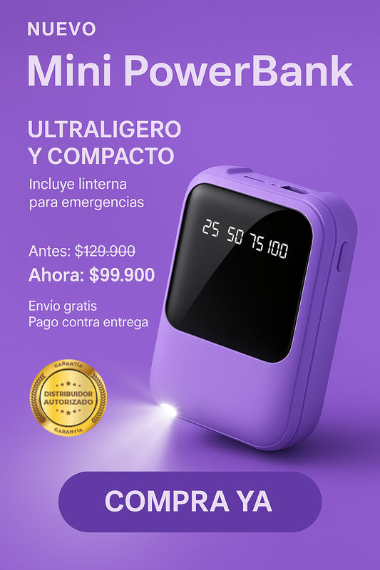 Banco de energía portátil pequeño para exteriores de 20000 mAh